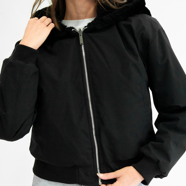 Chamarra Reversible de Peluche para Dama