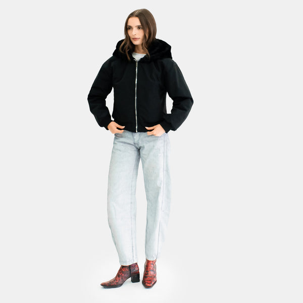 Chamarra Reversible de Peluche para Dama