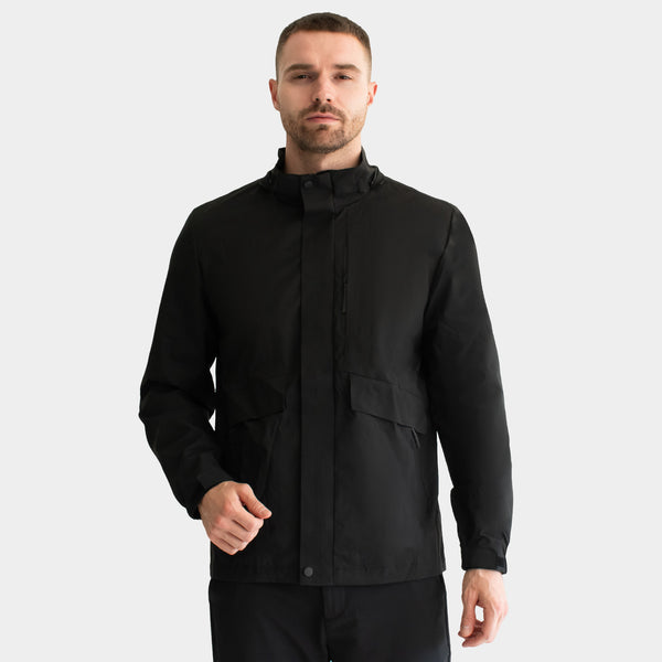 Chamarra con Cierre Oculto y Gorro Desmontable