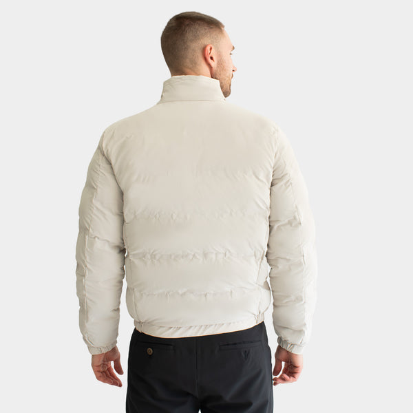 Chamarra Acolchada Textura Vinipiel Mate