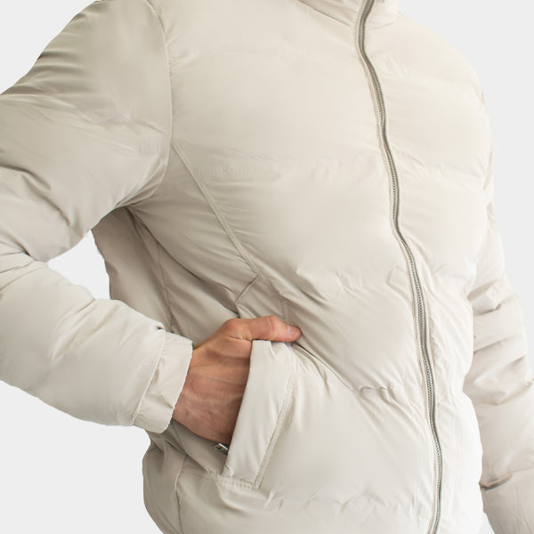 Chamarra Acolchada Textura Vinipiel Mate