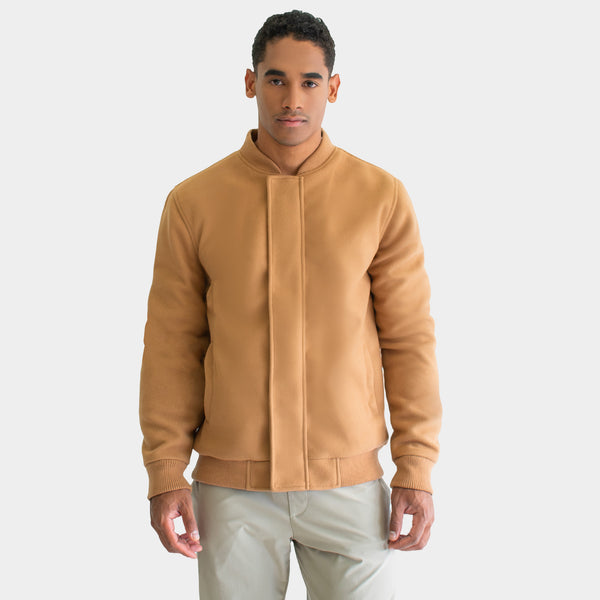 Chamarra Bomber Jacket Tipo Lana