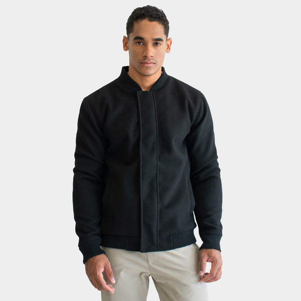 Chamarra Bomber Jacket Tipo Lana