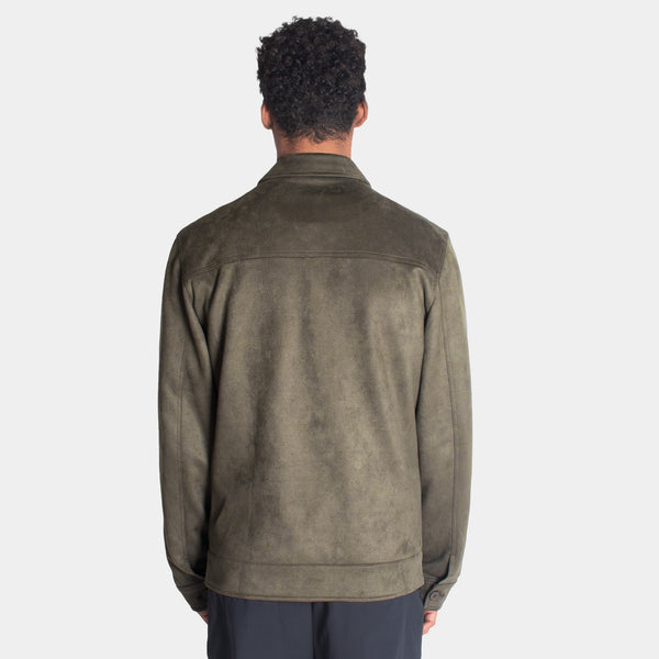 Soft Suede Trucker Jacket