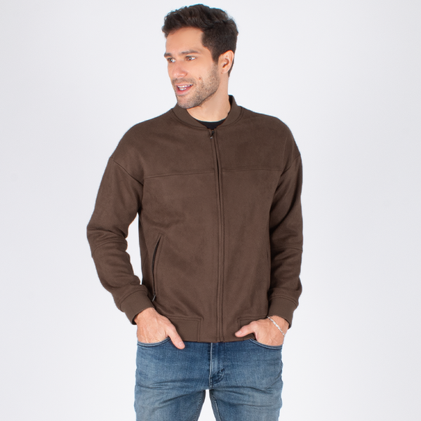 Chamarra Generra Bomber Jacket de Gamuza CM-428407