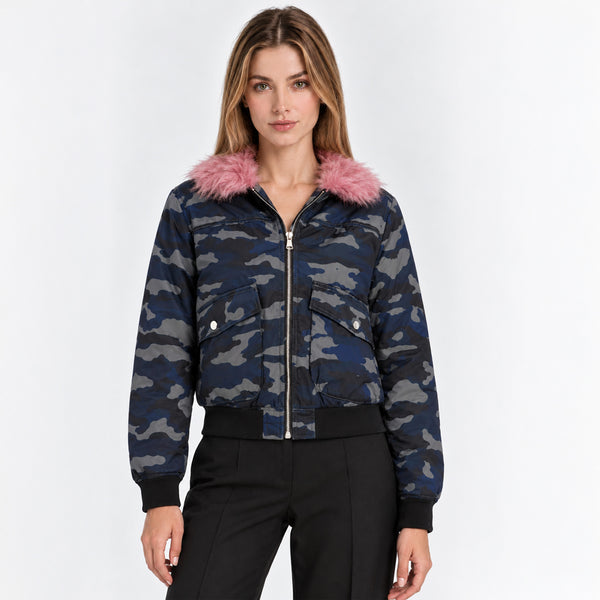Chamarra Generra Con Estampado Militar CMG-1549
