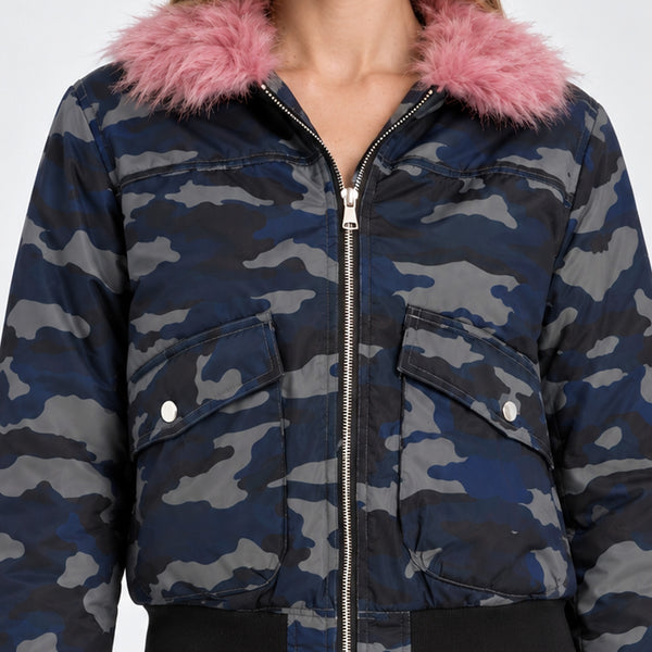 Chamarra Generra Con Estampado Militar CMG-1549