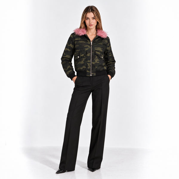 Chamarra Generra Con Estampado Militar CMG-1549