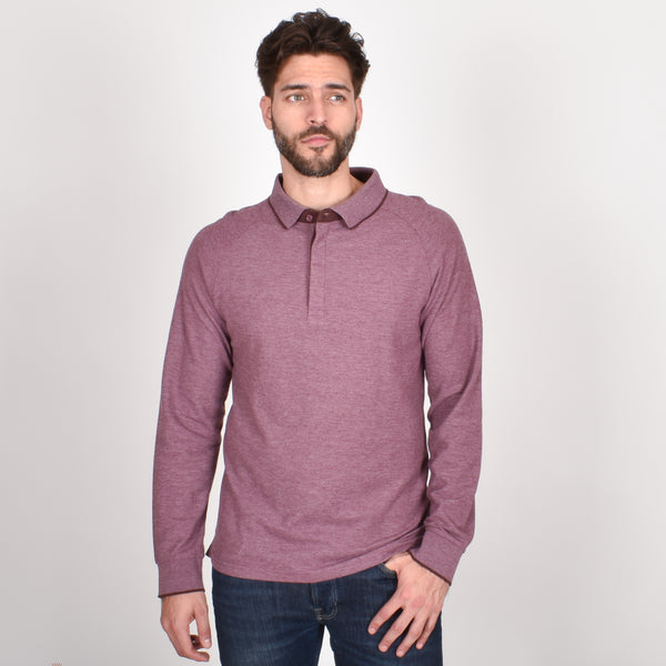 Playera Tipo Polo Generra Manga Larga 328901
