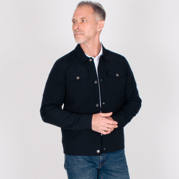 Chaqueta ligera tipo americana con broches Generra