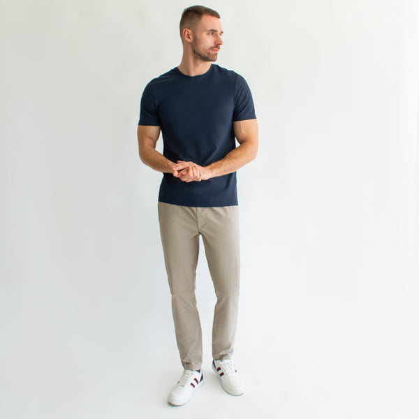 Playera Hombre Regular Fit – Manga Corta Cuello Redondo