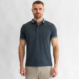 Playera Polo para Hombre Regular Fit – Cuello y Puños en Contraste de Color