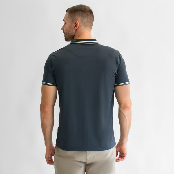 Playera Polo para Hombre Regular Fit – Cuello y Puños en Contraste de Color