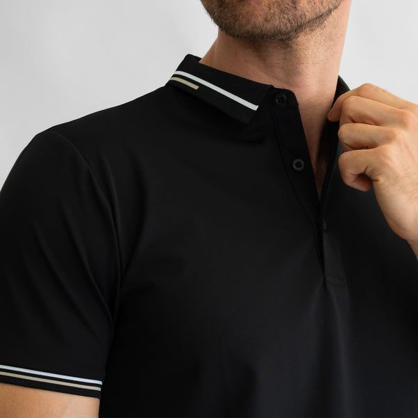 Playera Polo para Hombre Regular Fit – Cuello y Puños en Contraste de Color