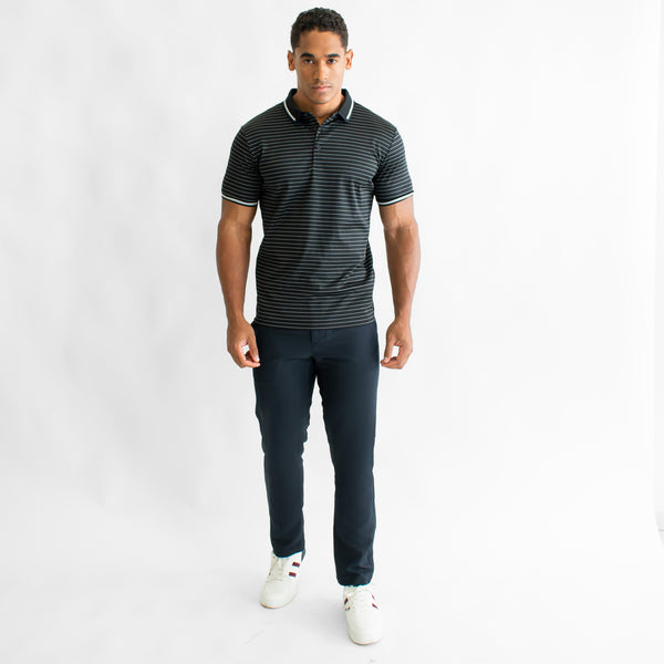 Playera Polo para Hombre Regular Fit – Contraste en Cuello y Puños