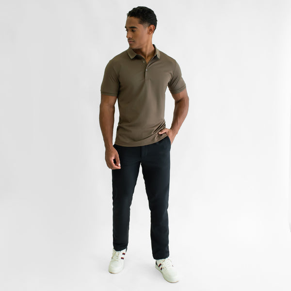 Playera Polo para Hombre Regular Fit – Luxe Fresh Manga Corta