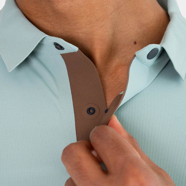 Playera Polo Luxe Fresh con Broches