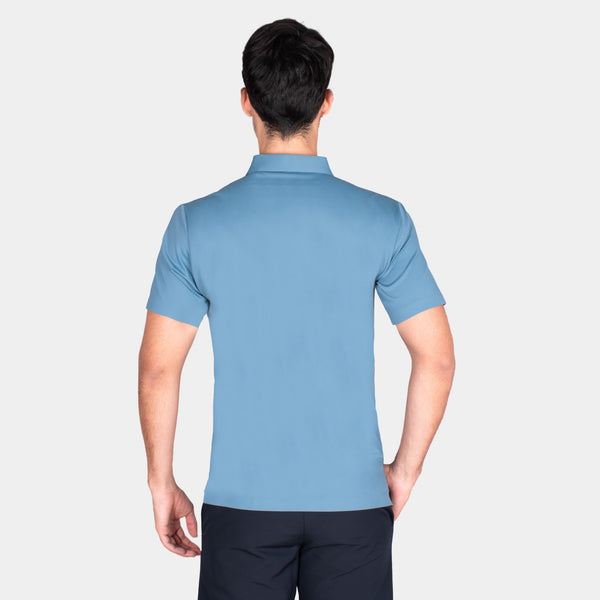 Playera Polo Manga Corta con Botones al Tono