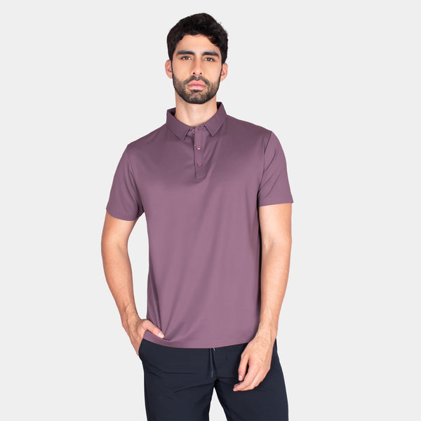 Playera Polo Manga Corta con Botones al Tono