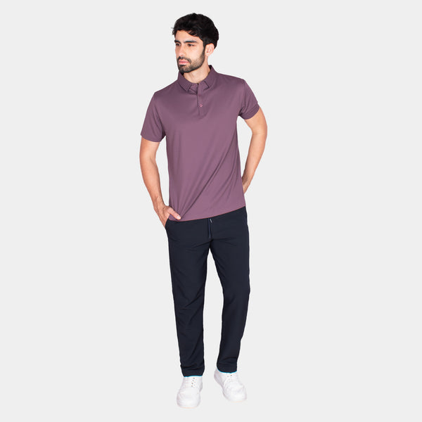 Playera Polo Manga Corta con Botones al Tono