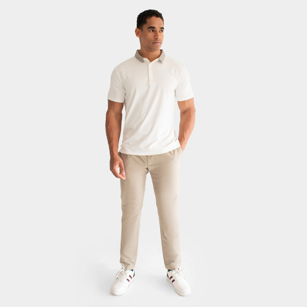 Playera Polo Luxe Fresh Con Contraste en Cuello