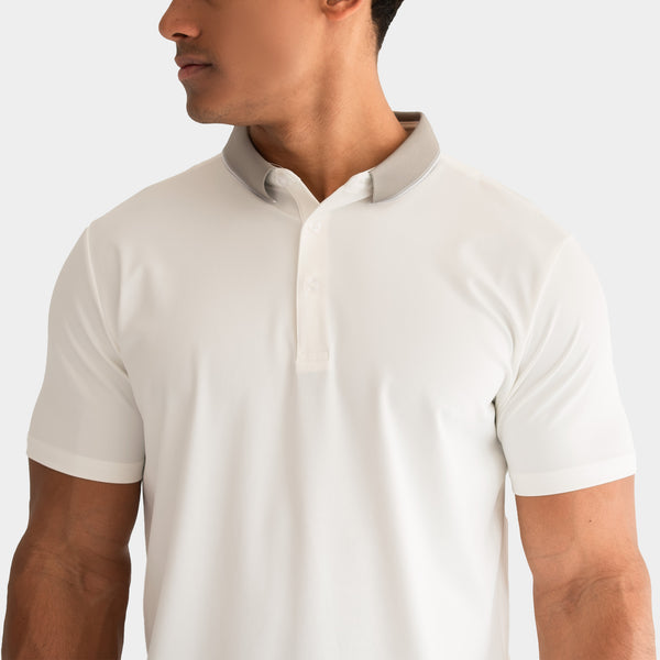 Playera Polo Luxe Fresh Con Contraste en Cuello