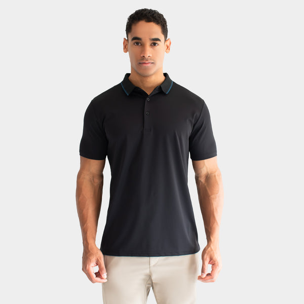 Playera Polo Luxe Fresh Con Contraste en Cuello