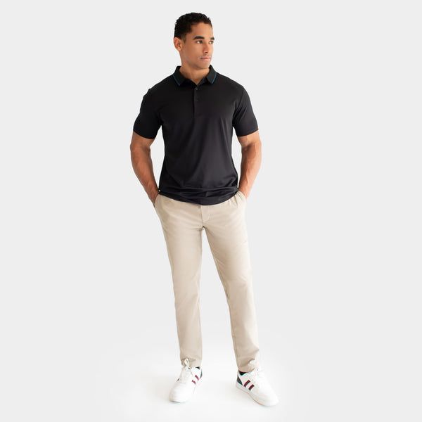 Playera Polo Luxe Fresh Con Contraste en Cuello