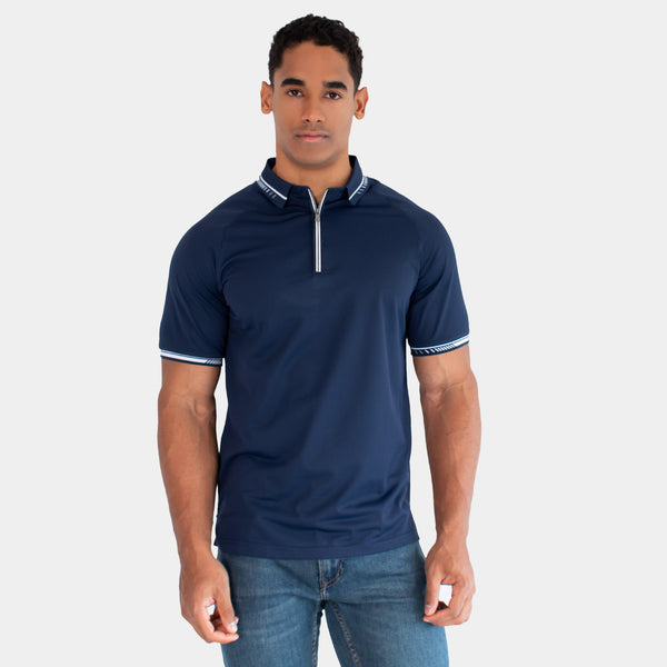 Playera Polo con Cierre al Frente