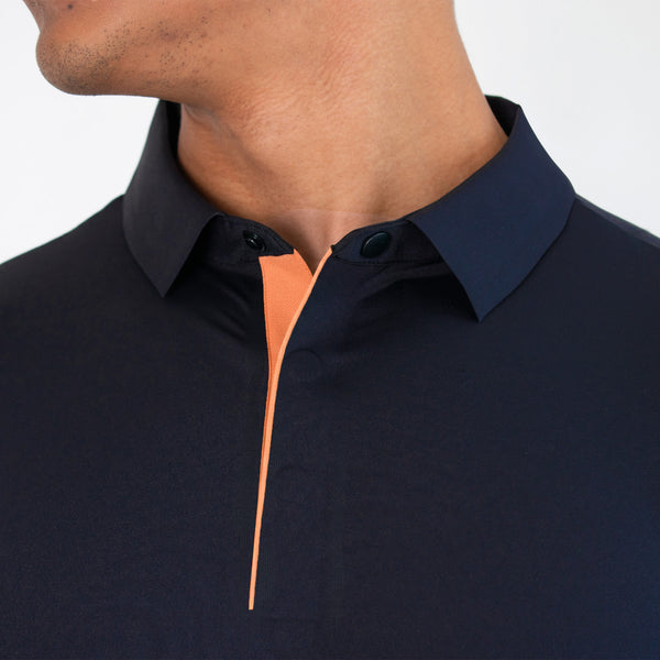 Playera Polo con Contraste en Aletilla