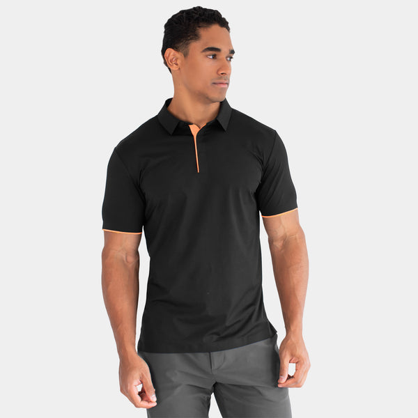 Playera Polo con Contraste en Aletilla