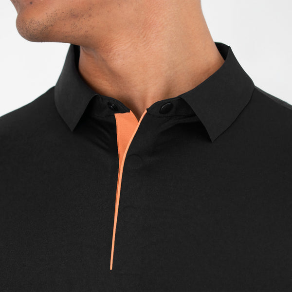 Playera Polo con Contraste en Aletilla