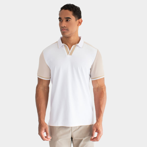 Playera Polo con Contrastes de Color