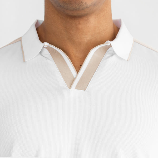 Playera Polo con Contrastes de Color