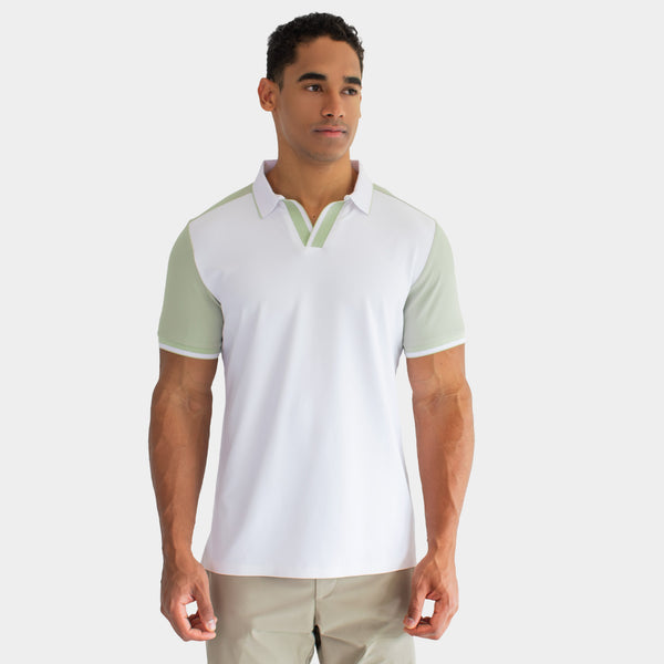 Playera Polo con Contrastes de Color