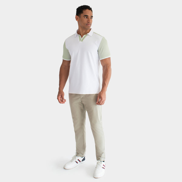 Playera Polo con Contrastes de Color