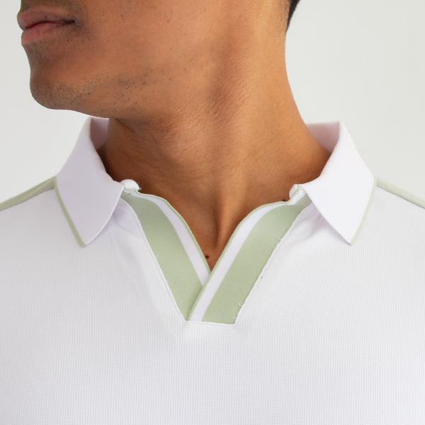 Playera Polo con Contrastes de Color