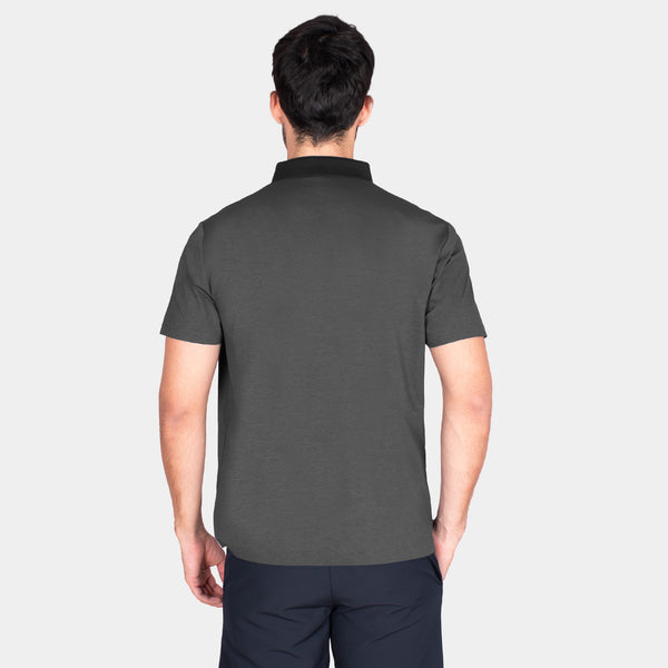 Playera Polo Manga Corta con Cuello a Contraste