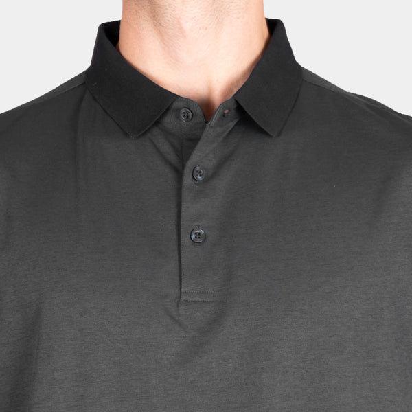 Playera Polo Manga Corta con Cuello a Contraste