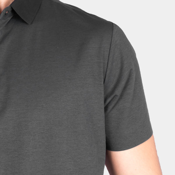 Playera Polo Manga Corta con Cuello a Contraste