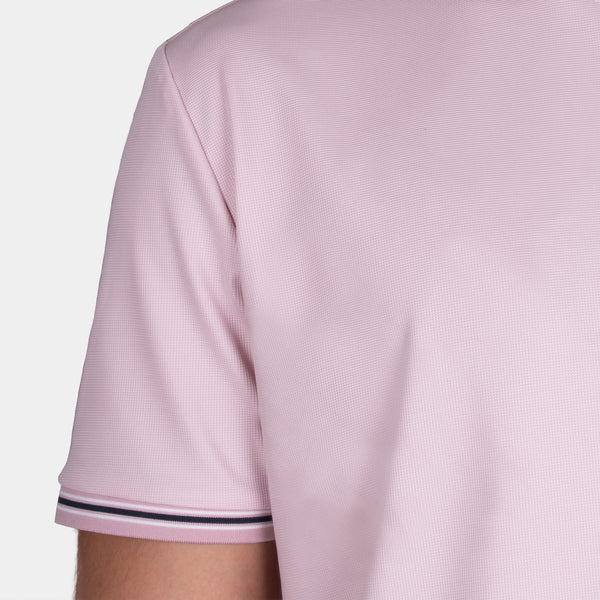 Playera Cuello Redondo con Contrastes de Color