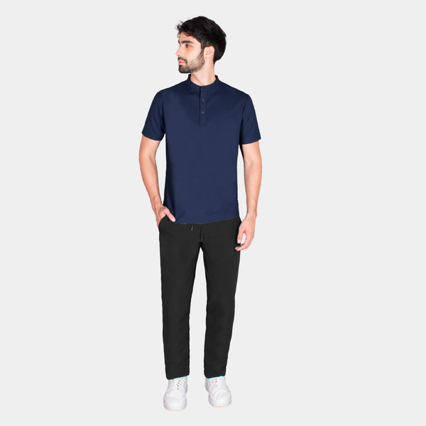 Playera Polo Manga Corta Cuello Mao