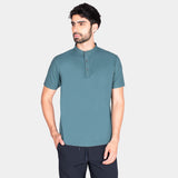 Playera Luxe Fresh | Mao Half Button