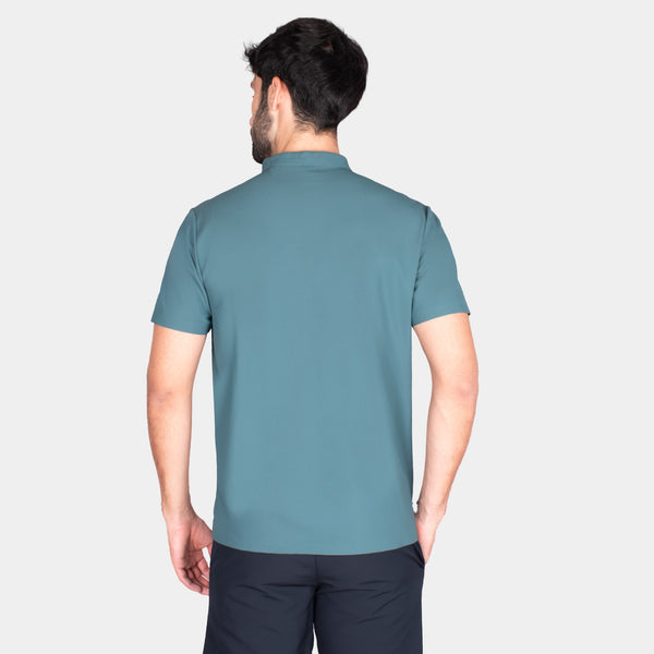 Playera Polo Manga Corta Cuello Mao