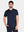 Playera Cuello V con Contrastes de Color