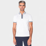 Playera Polo Manga Corta LuxeFresh con Cierre
