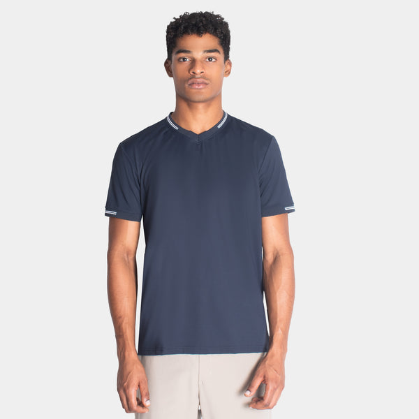 Playera Manga Corta Cuello V