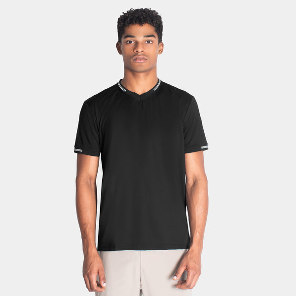 Playera Manga Corta Cuello V