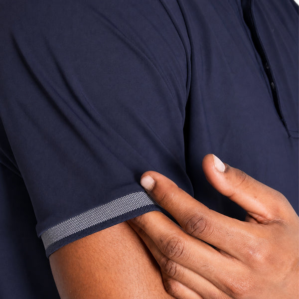 Playera Polo con Cuello a Contraste