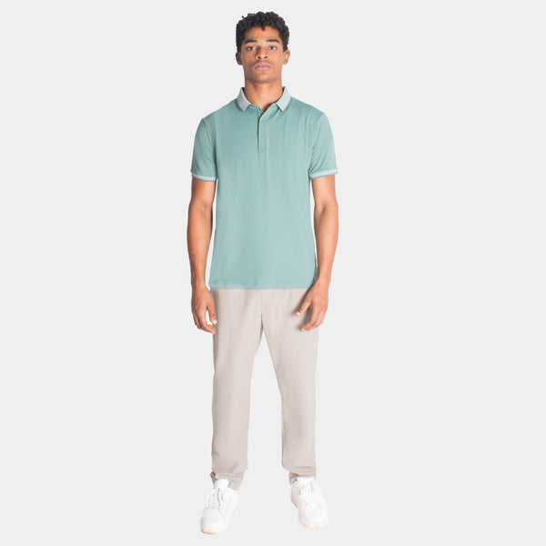 Playera Polo con Cuello a Contraste